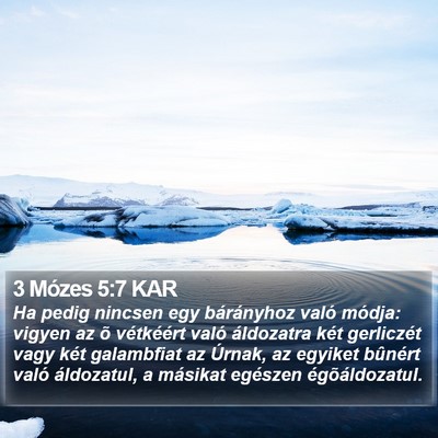 3 Mózes 5:7 KAR Bible Verse Image