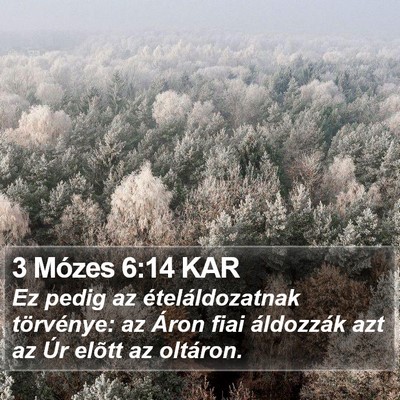 3 Mózes 6:14 KAR Bible Verse Image