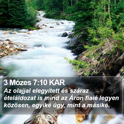 3 Mózes 7:10 KAR Bible Verse Image
