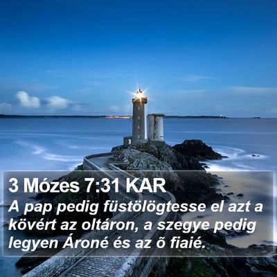 3 Mózes 7:31 KAR Bible Verse Image
