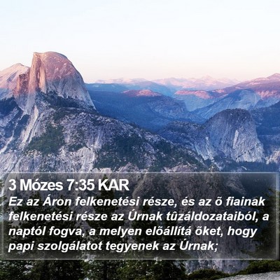 3 Mózes 7:35 KAR Bible Verse Image
