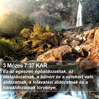 3 Mózes 7:37 KAR Bible Verse Image
