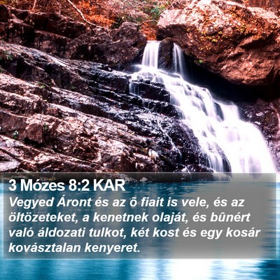 3 Mózes 8:2 KAR Bible Verse Image