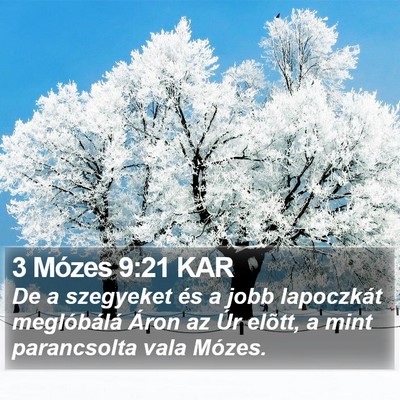 3 Mózes 9:21 KAR Bible Verse Image