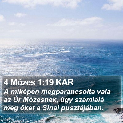 4 Mózes 1:19 KAR Bible Verse Image