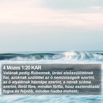 4 Mózes 1:20 KAR Bible Verse Image