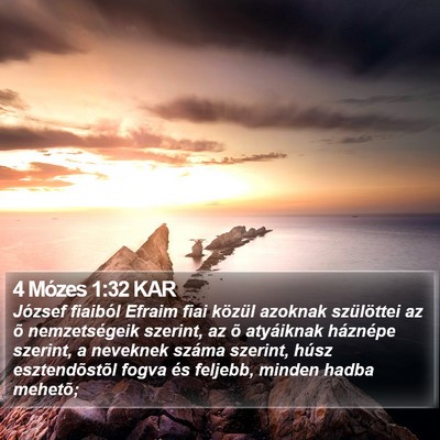 4 Mózes 1:32 KAR Bible Verse Image