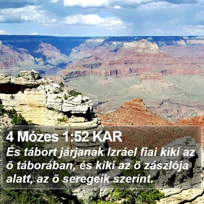 4 Mózes 1:52 KAR Bible Verse Image