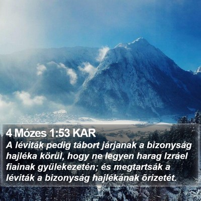 4 Mózes 1:53 KAR Bible Verse Image