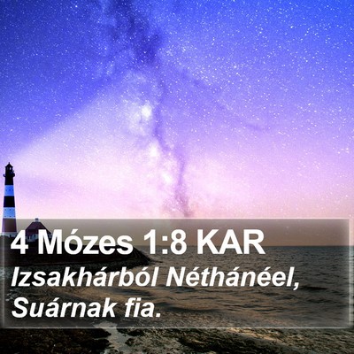 4 Mózes 1:8 KAR Bible Verse Image