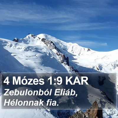 4 Mózes 1:9 KAR Bible Verse Image