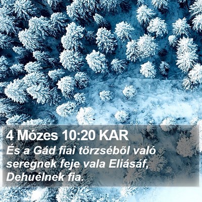 4 Mózes 10:20 KAR Bible Verse Image