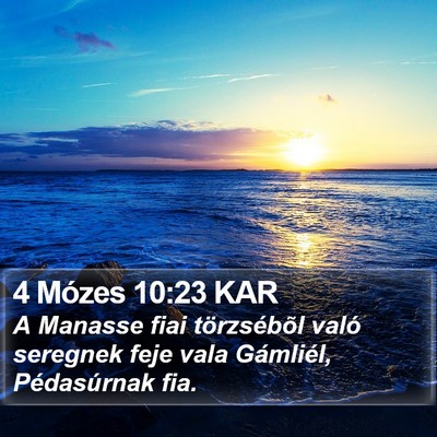 4 Mózes 10:23 KAR Bible Verse Image