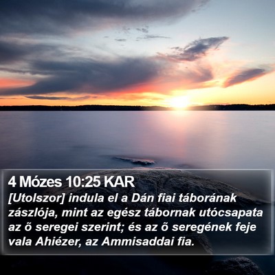 4 Mózes 10:25 KAR Bible Verse Image