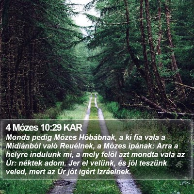 4 Mózes 10:29 KAR Bible Verse Image