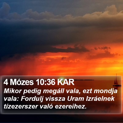 4 Mózes 10:36 KAR Bible Verse Image