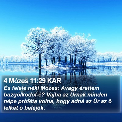 4 Mózes 11:29 KAR Bible Verse Image