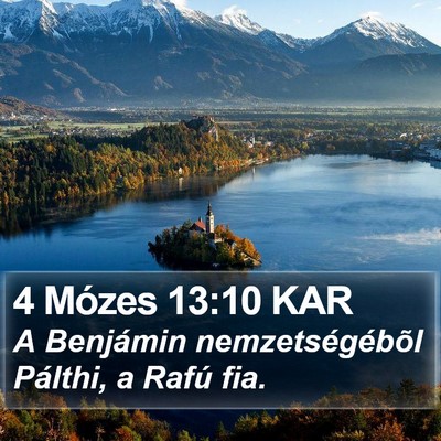 4 Mózes 13:10 KAR Bible Verse Image