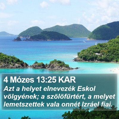 4 Mózes 13:25 KAR Bible Verse Image