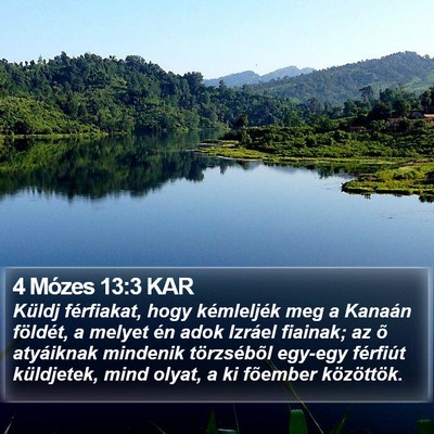 4 Mózes 13:3 KAR Bible Verse Image