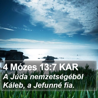 4 Mózes 13:7 KAR Bible Verse Image
