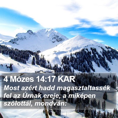 4 Mózes 14:17 KAR Bible Verse Image