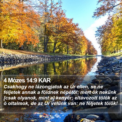 4 Mózes 14:9 KAR Bible Verse Image