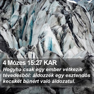 4 Mózes 15:27 KAR Bible Verse Image