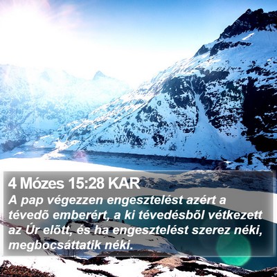 4 Mózes 15:28 KAR Bible Verse Image