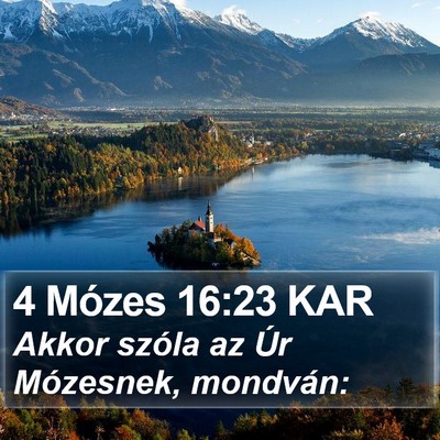 4 Mózes 16:23 KAR Bible Verse Image