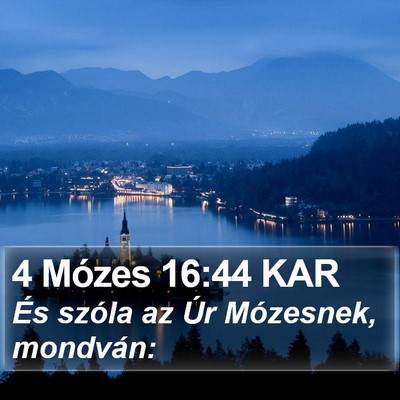 4 Mózes 16:44 KAR Bible Verse Image