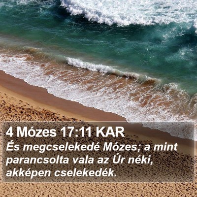 4 Mózes 17:11 KAR Bible Verse Image