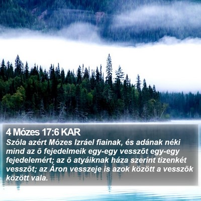 4 Mózes 17:6 KAR Bible Verse Image
