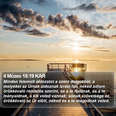 4 Mózes 18:19 KAR Bible Verse Image