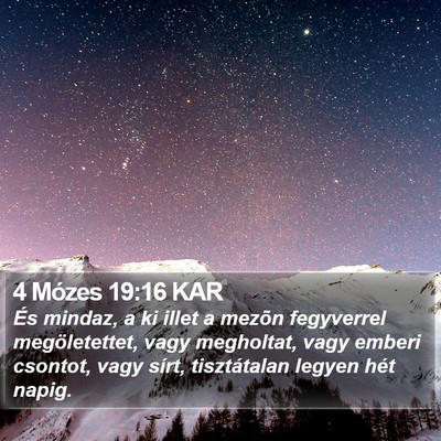 4 Mózes 19:16 KAR Bible Verse Image