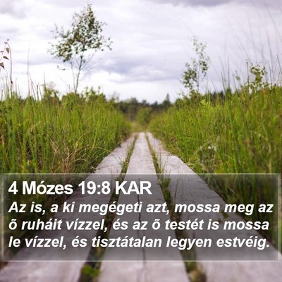 4 Mózes 19:8 KAR Bible Verse Image