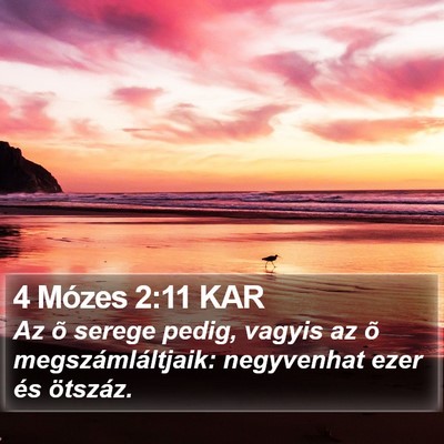 4 Mózes 2:11 KAR Bible Verse Image