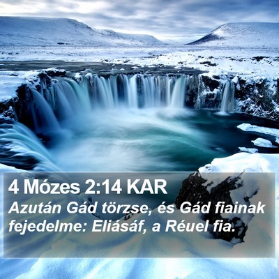 4 Mózes 2:14 KAR Bible Verse Image