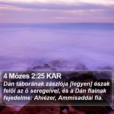 4 Mózes 2:25 KAR Bible Verse Image