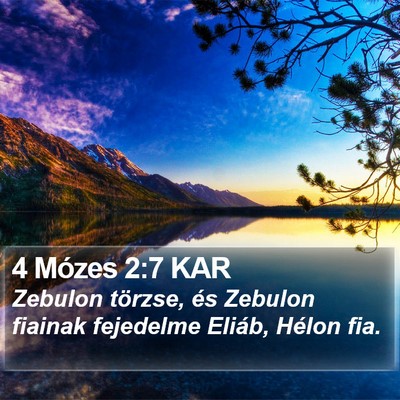 4 Mózes 2:7 KAR Bible Verse Image