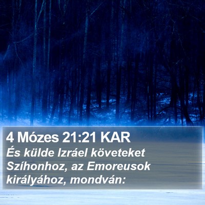 4 Mózes 21:21 KAR Bible Verse Image