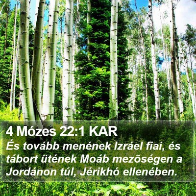 4 Mózes 22:1 KAR Bible Verse Image