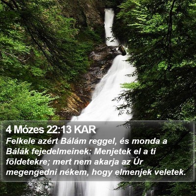 4 Mózes 22:13 KAR Bible Verse Image