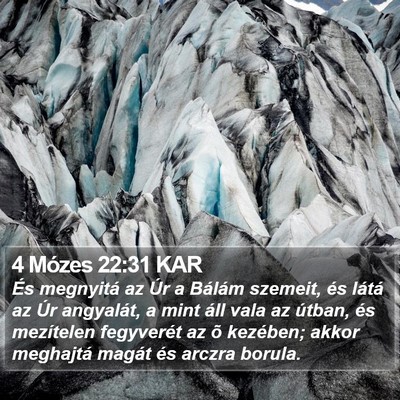 4 Mózes 22:31 KAR Bible Verse Image