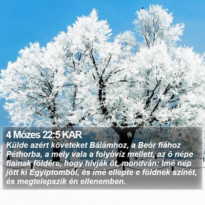 4 Mózes 22:5 KAR Bible Verse Image