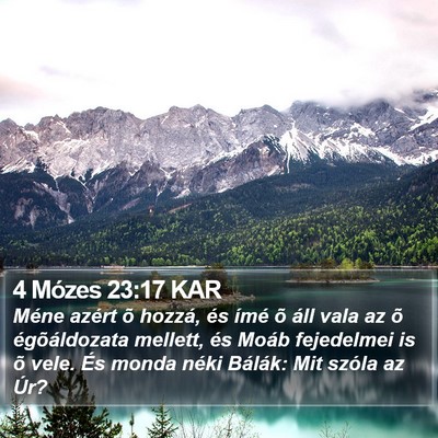 4 Mózes 23:17 KAR Bible Verse Image