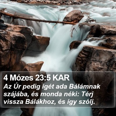 4 Mózes 23:5 KAR Bible Verse Image