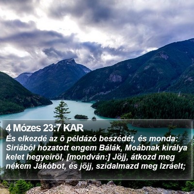 4 Mózes 23:7 KAR Bible Verse Image