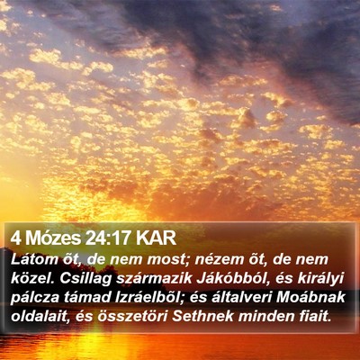 4 Mózes 24:17 KAR Bible Verse Image