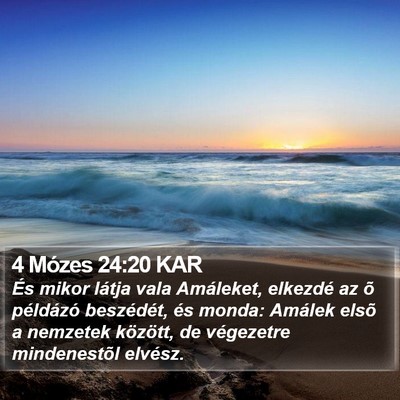 4 Mózes 24:20 KAR Bible Verse Image
